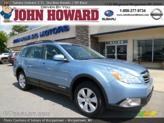 2012 Subaru Outback 2.5i in Sky Blue Metallic