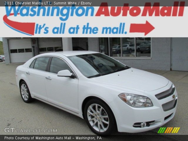 2011 Chevrolet Malibu LTZ in Summit White
