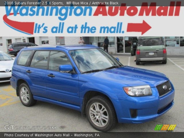 2008 Subaru Forester 2.5 X Sports in WR Blue Mica