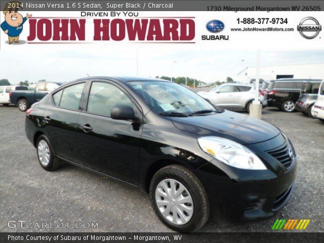 2014 Nissan Versa 1.6 S Sedan in Super Black