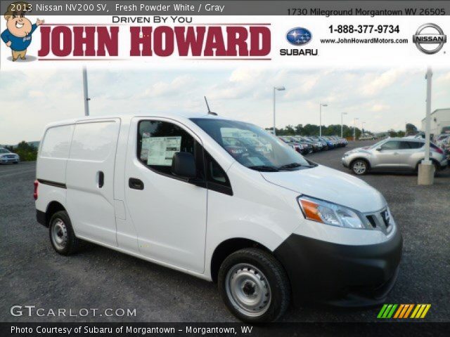 2013 Nissan NV200 SV in Fresh Powder White