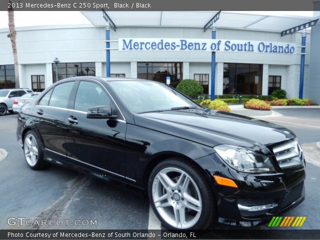 2013 Mercedes-Benz C 250 Sport in Black