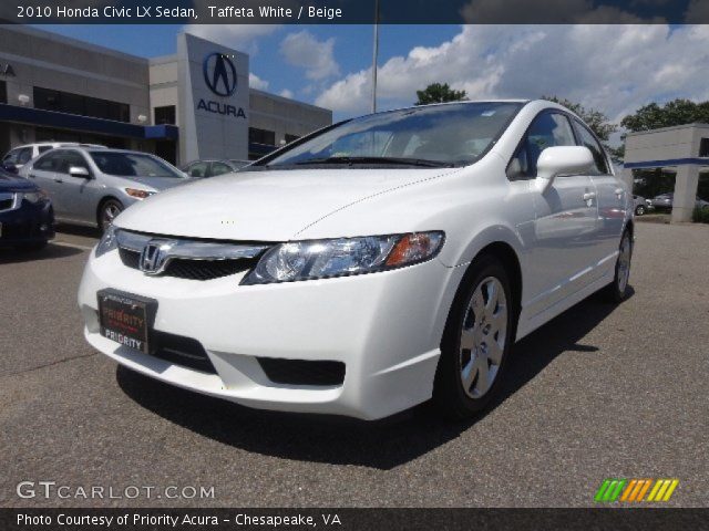 2010 Honda Civic LX Sedan in Taffeta White