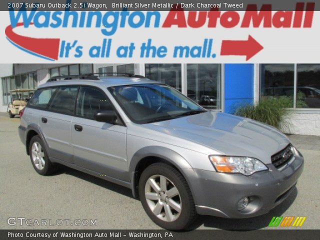 2007 Subaru Outback 2.5i Wagon in Brilliant Silver Metallic