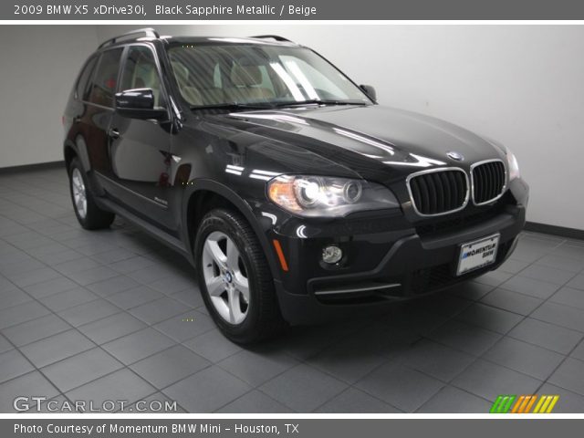 2009 BMW X5 xDrive30i in Black Sapphire Metallic