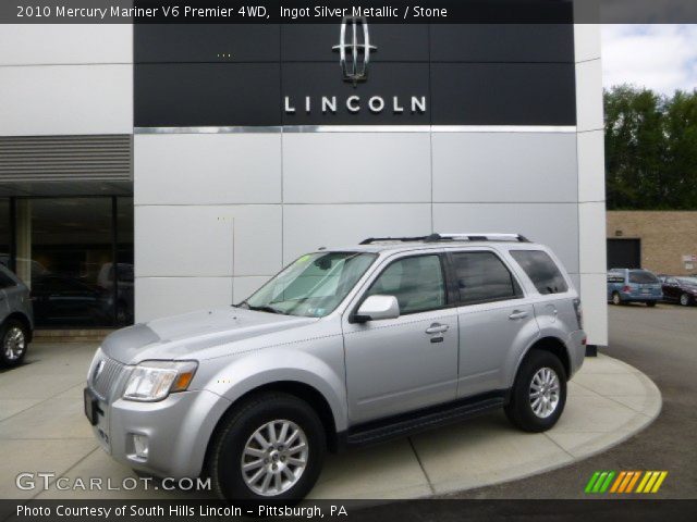 2010 Mercury Mariner V6 Premier 4WD in Ingot Silver Metallic