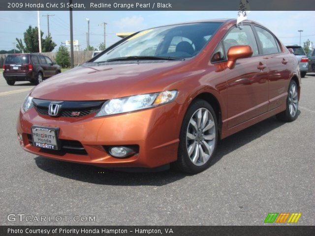 Honda civic si redline orange pearl