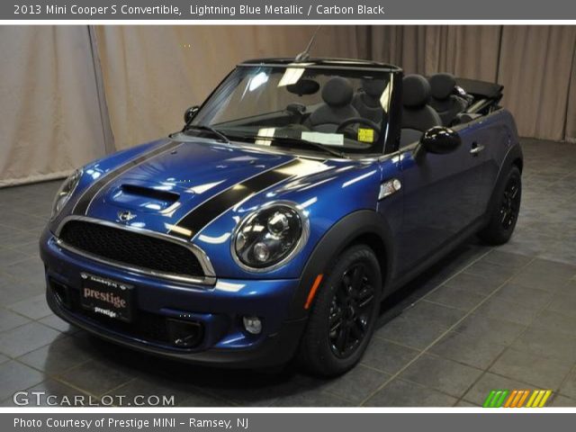2013 Mini Cooper S Convertible in Lightning Blue Metallic