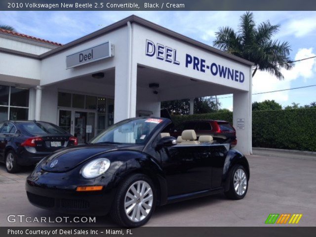2010 Volkswagen New Beetle 2.5 Convertible in Black
