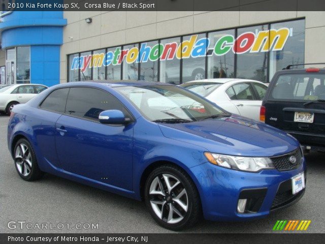2010 Kia Forte Koup SX in Corsa Blue