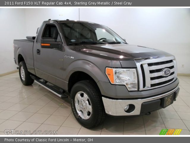 2011 Ford F150 XLT Regular Cab 4x4 in Sterling Grey Metallic