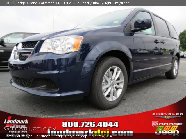 2013 Dodge Grand Caravan SXT in True Blue Pearl