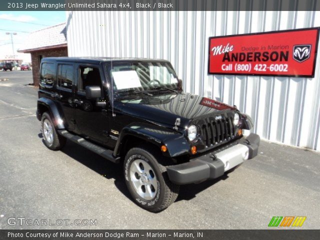 2013 Jeep Wrangler Unlimited Sahara 4x4 in Black