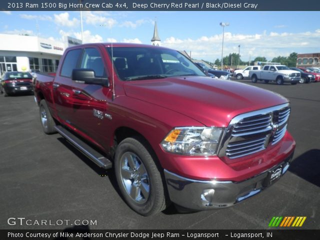 2013 Ram 1500 Big Horn Crew Cab 4x4 in Deep Cherry Red Pearl
