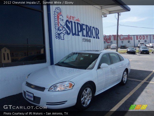 2012 Chevrolet Impala LT in Summit White
