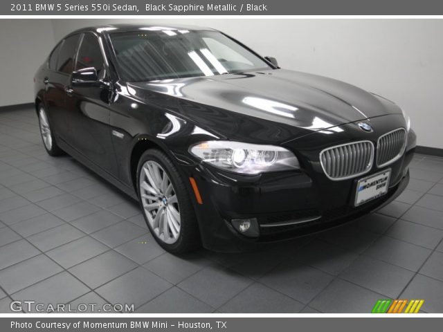 2011 BMW 5 Series 550i Sedan in Black Sapphire Metallic