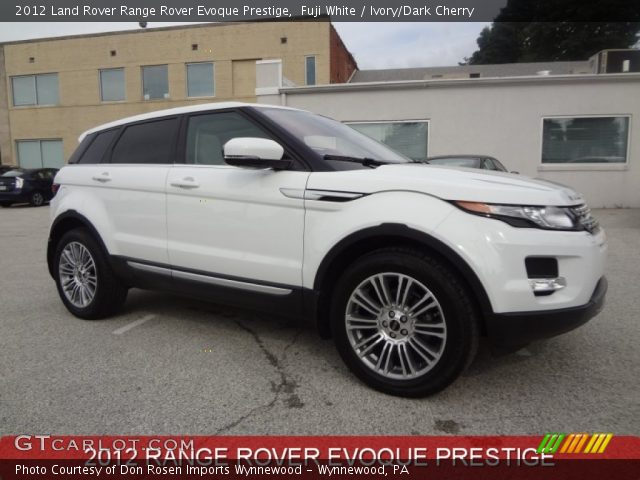 2012 Land Rover Range Rover Evoque Prestige in Fuji White