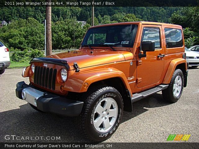 2011 Jeep Wrangler Sahara 4x4 in Mango Tango Pearl