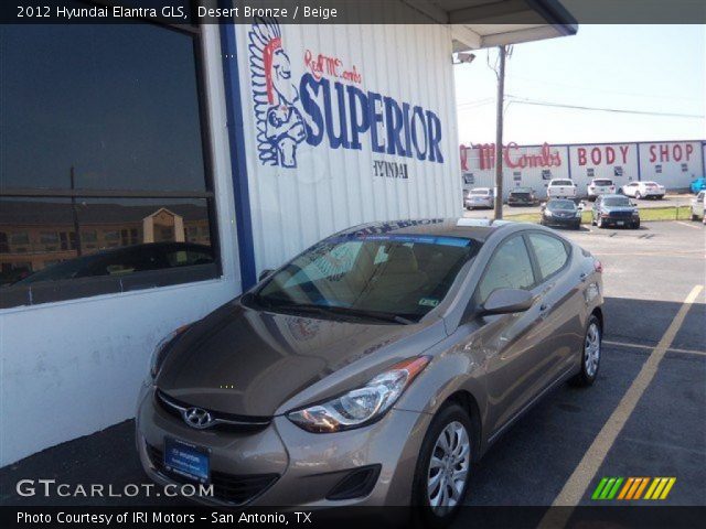2012 Hyundai Elantra GLS in Desert Bronze