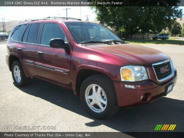 2004 GMC Envoy SLE 4x4 in Monterey Maroon Metallic