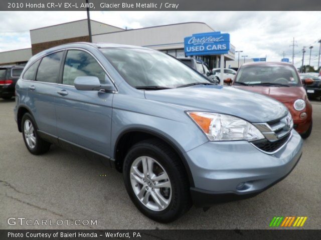 2010 Honda CR-V EX-L AWD in Glacier Blue Metallic