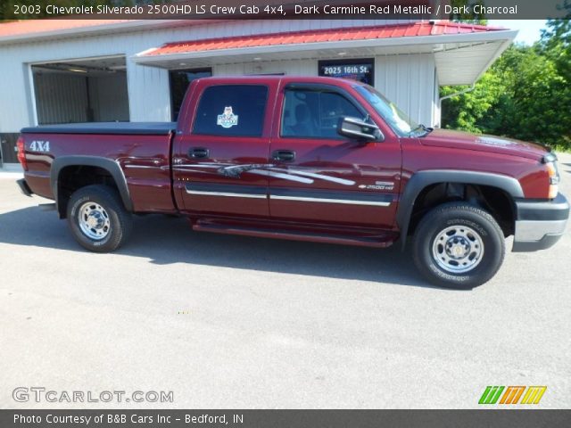 2003 Chevrolet Silverado 2500HD LS Crew Cab 4x4 in Dark Carmine Red Metallic