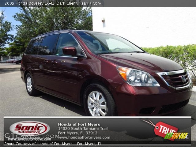 2009 Honda Odyssey EX-L in Dark Cherry Pearl