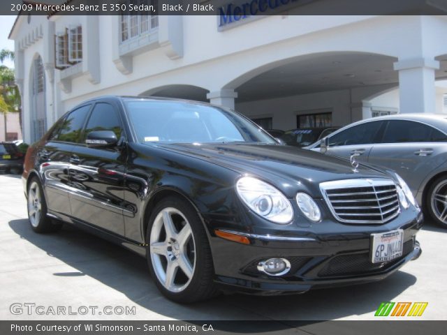 2009 Mercedes-Benz E 350 Sedan in Black