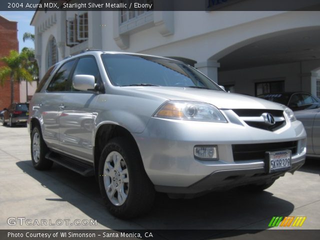 2004 Acura MDX  in Starlight Silver Metallic