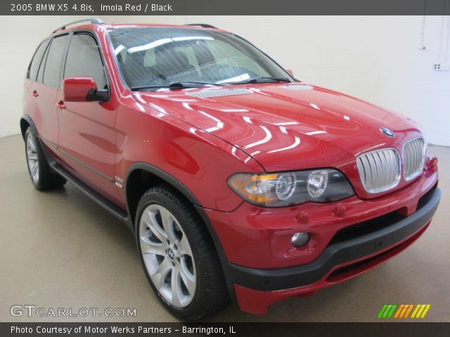 2005 BMW X5 4.8is in Imola Red