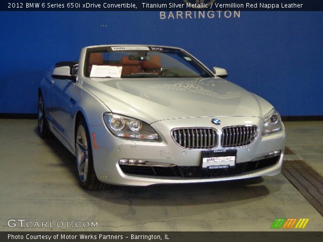 2012 BMW 6 Series 650i xDrive Convertible in Titanium Silver Metallic