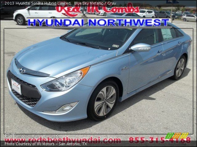 2013 Hyundai Sonata Hybrid Limited in Blue Sky Metallic