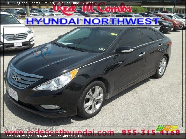 2013 Hyundai Sonata Limited in Midnight Black