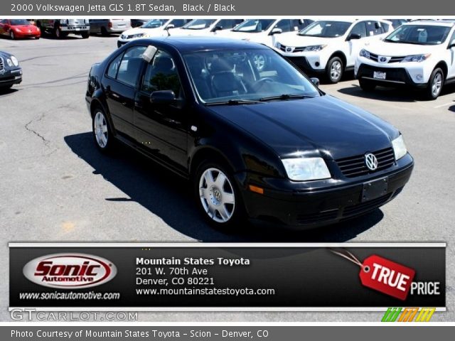 2000 Volkswagen Jetta GLS 1.8T Sedan in Black