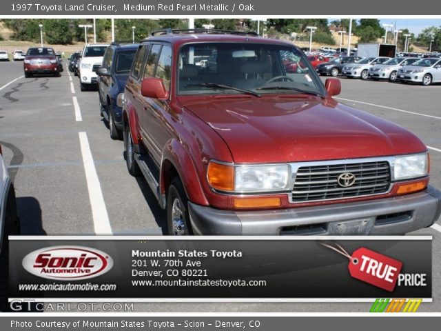 1997 Toyota Land Cruiser  in Medium Red Pearl Metallic
