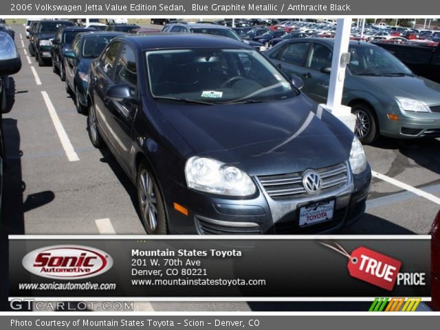 2006 Volkswagen Jetta Value Edition Sedan in Blue Graphite Metallic