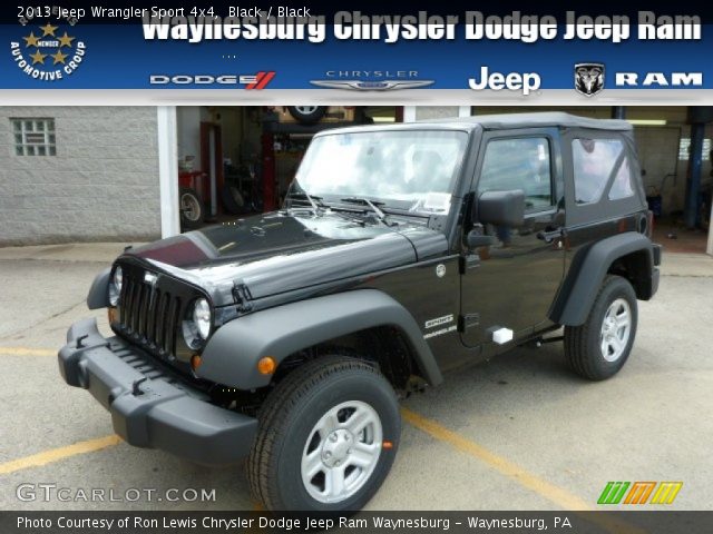 2013 Jeep Wrangler Sport 4x4 in Black
