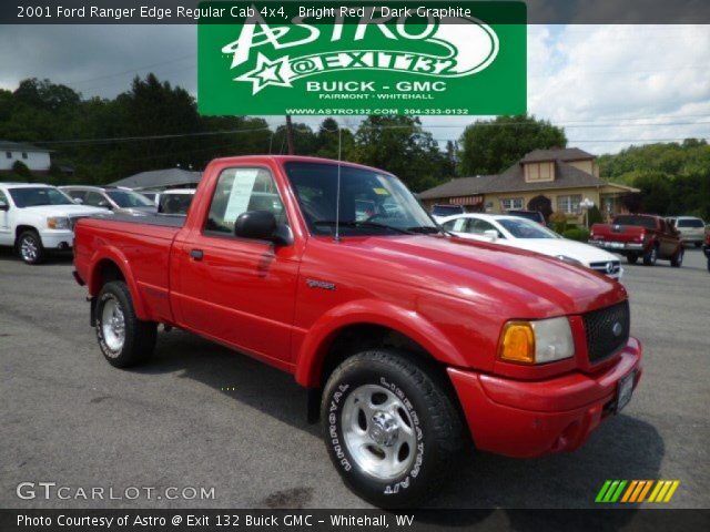 2001 Ford Ranger Edge Regular Cab 4x4 in Bright Red