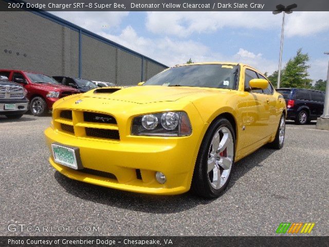 2007 Dodge Charger SRT-8 Super Bee in Detonator Yellow Clearcoat