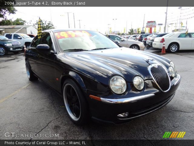 2004 Jaguar S-Type 4.2 in Ebony Black