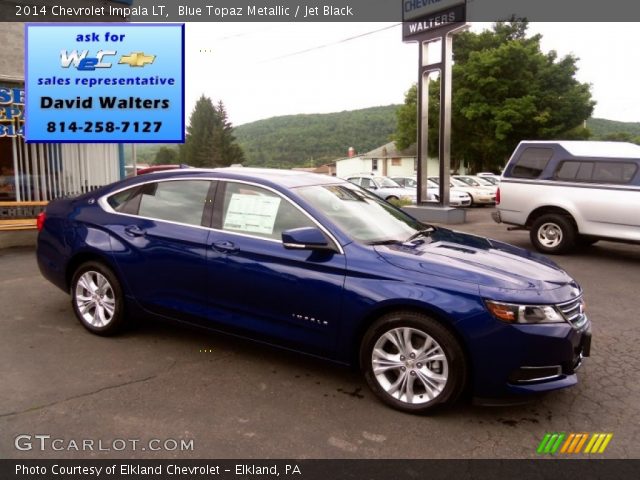 2014 Chevrolet Impala LT in Blue Topaz Metallic