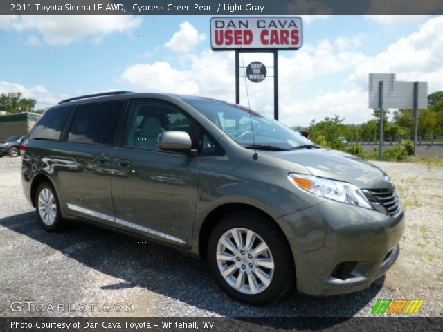 2011 Toyota Sienna LE AWD in Cypress Green Pearl
