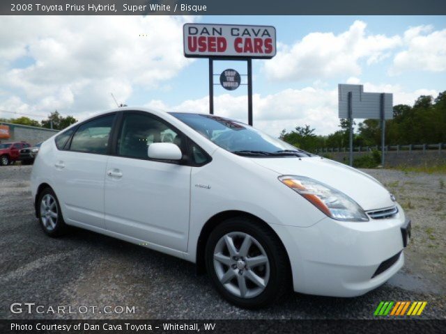 2008 Toyota Prius Hybrid in Super White