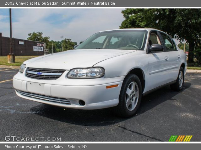 2003 Chevrolet Malibu Sedan in Summit White