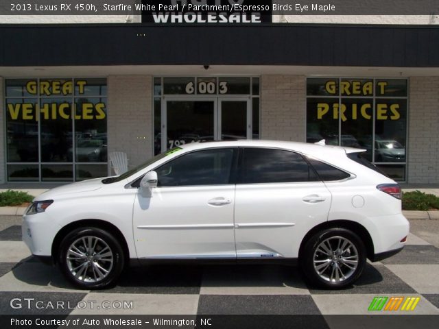 2013 Lexus RX 450h in Starfire White Pearl