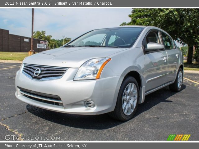 2012 Nissan Sentra 2.0 S in Brilliant Silver Metallic