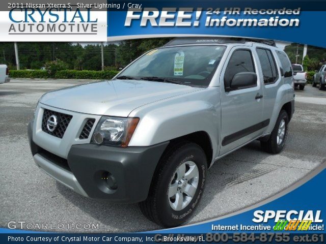 2011 Nissan Xterra S in Silver Lightning
