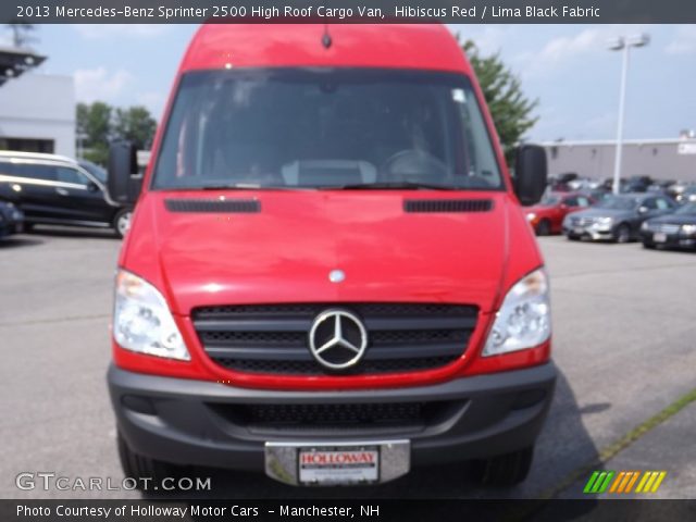 2013 Mercedes-Benz Sprinter 2500 High Roof Cargo Van in Hibiscus Red