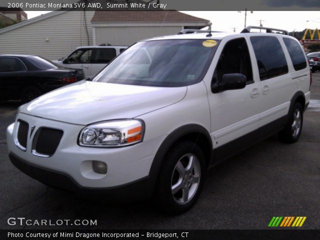 2006 Pontiac Montana SV6 AWD in Summit White