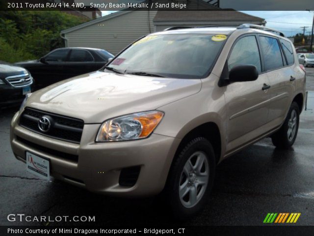 2011 Toyota RAV4 I4 4WD in Sandy Beach Metallic